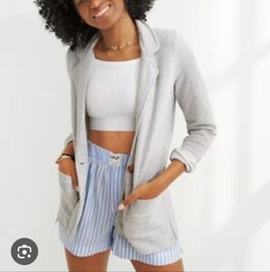 Aerie Light Gray Women's Blazer